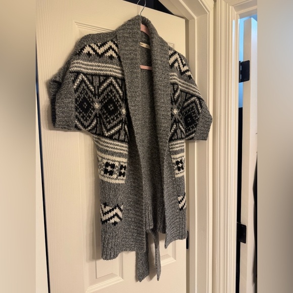 Old Navy Fair Isle Tie-Waist Cardigan - Xs - Picture 5 of 5